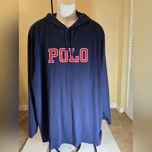 Polo Ralph Lauren long sleeve Navy Blue hoodie size 3XL/3XB